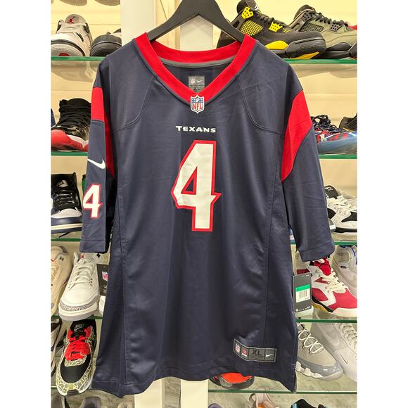 Houston Texans home jersey number 4 Deshaun Watson size XL B12